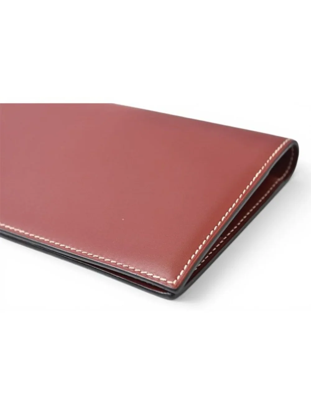 Hermes Agenda Notebook Cover Diary Vintage Box Calf Rouge